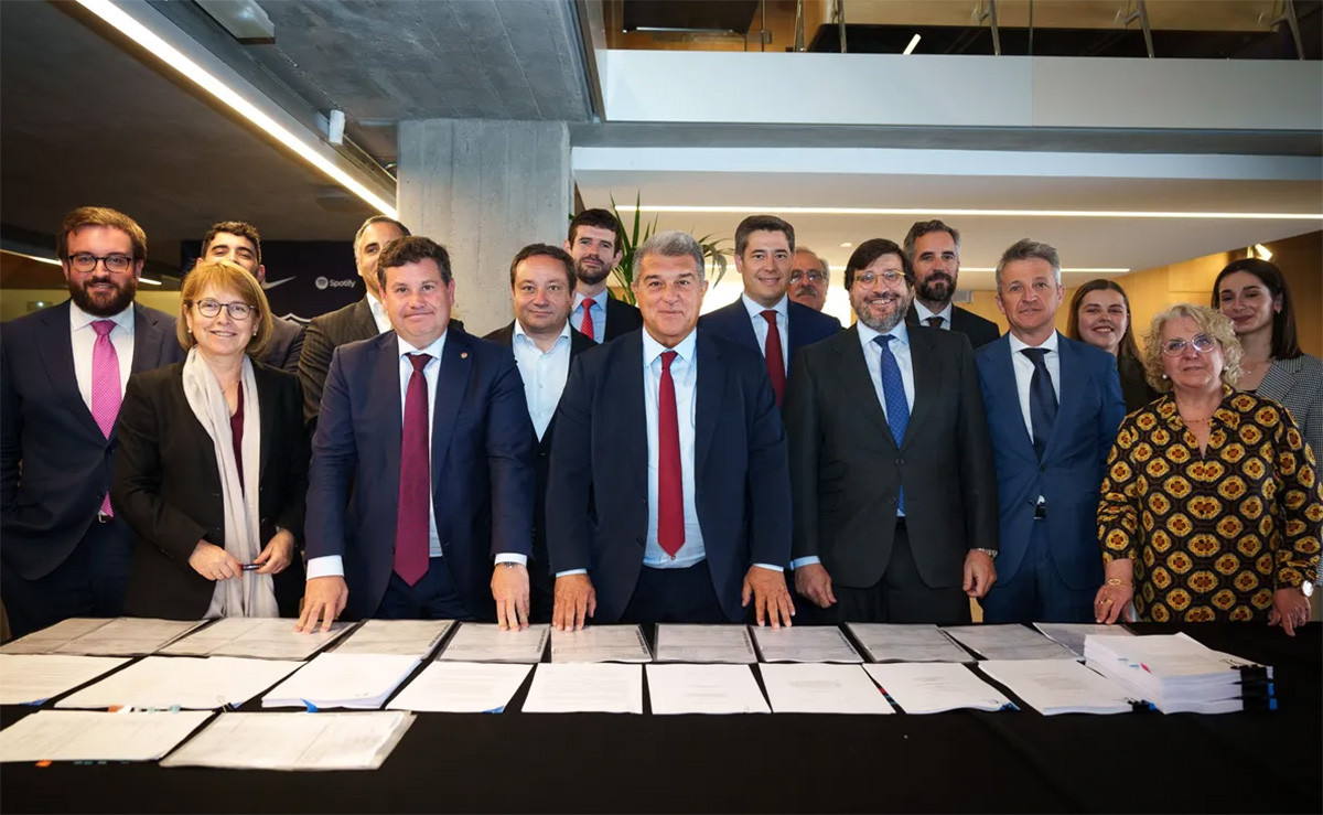 Joan Laporta y el FC Barcelona anuncian la financiación del Espai Barça / FCB