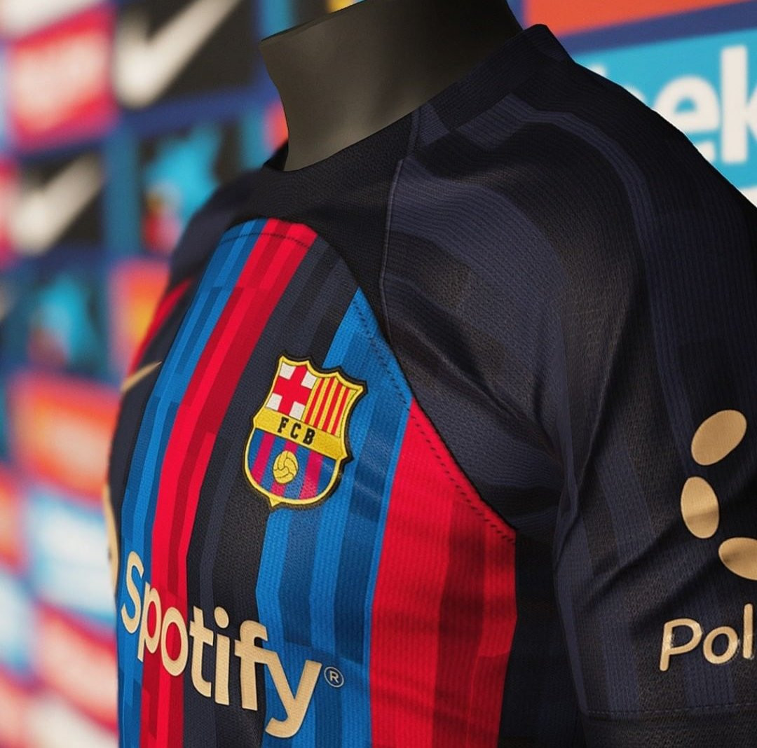 Así será la nueva camiseta del Barça con el logo de Spotify / REDES