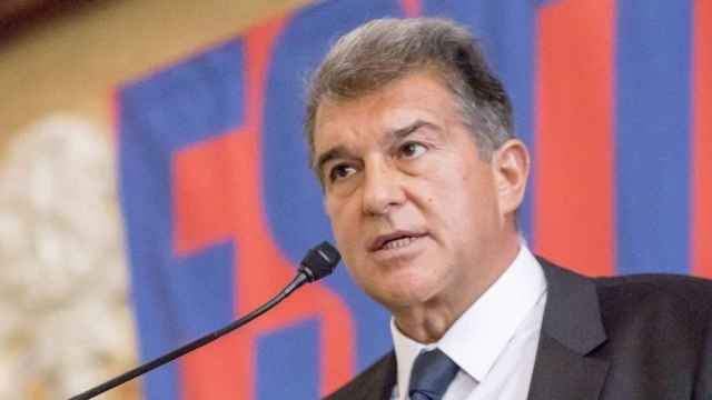 Laporta, durante un acto de campaña | EFE