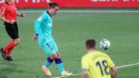 Griezmann en una acción contra el Villareal / FCB