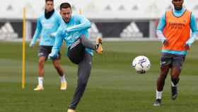 Hazard, en un entrenamiento del Real Madrid | RM