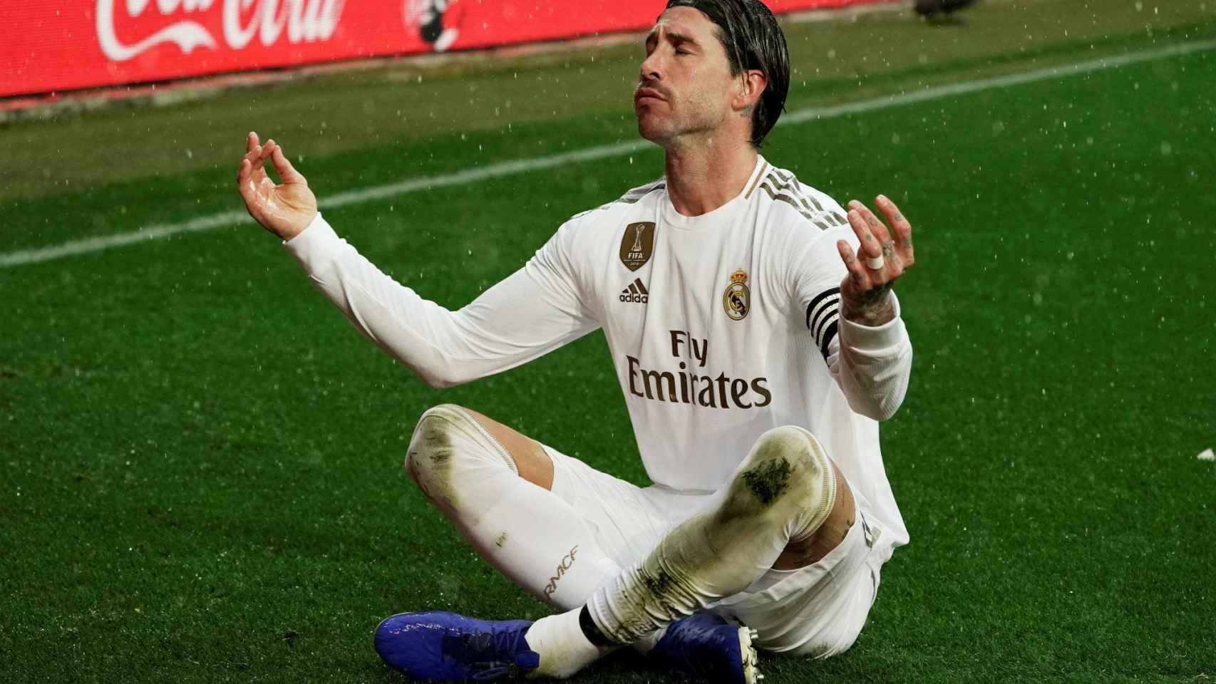 Ramos, celebrando su gol ante el Alavés | EFE