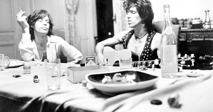 Mick Jagger y Keith Richards en Villa Nellcôte1
