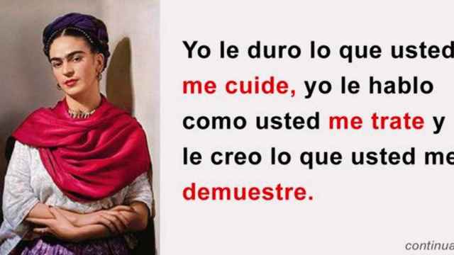 Frida Kahlo y unos versos de su poema