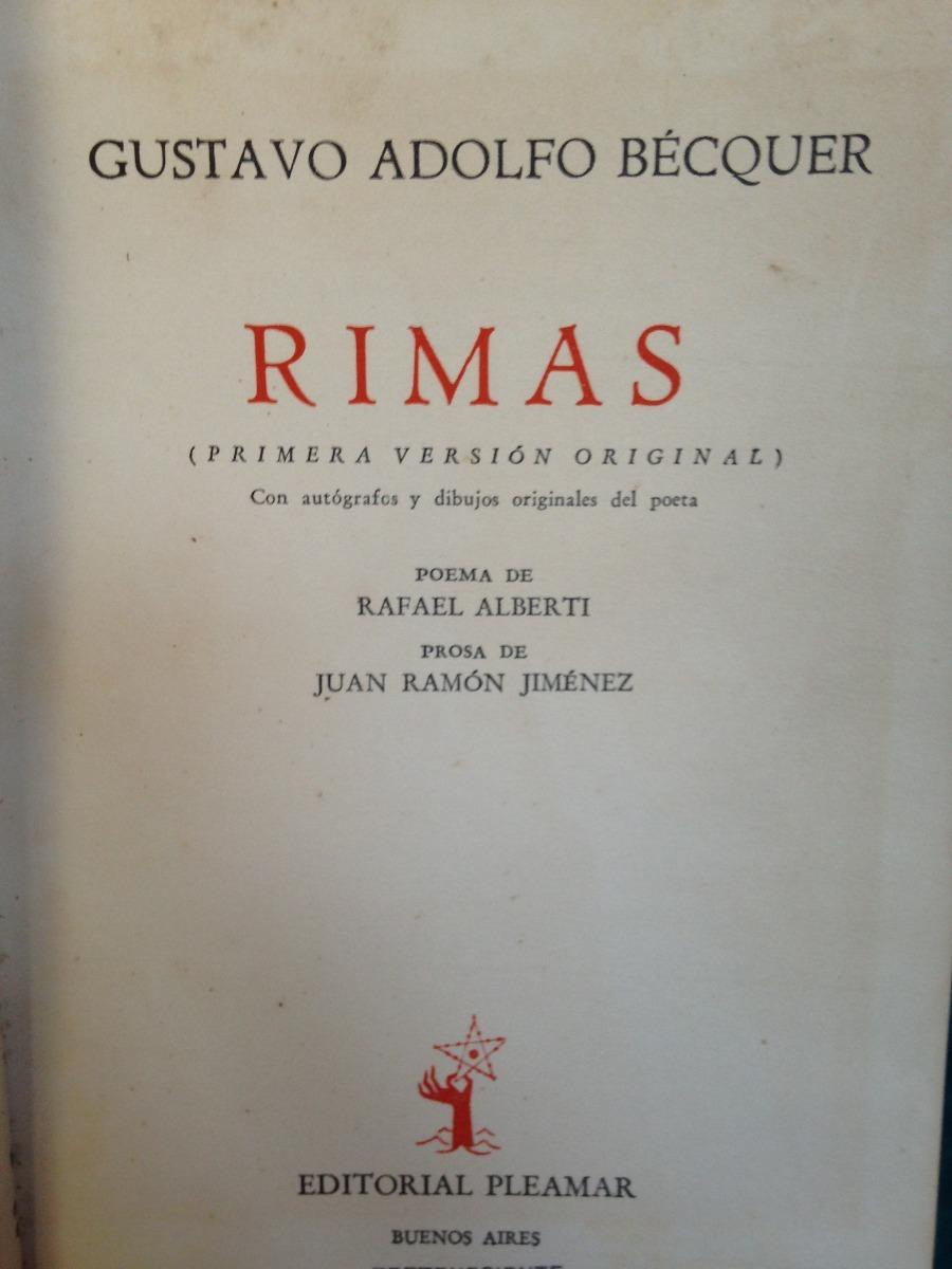 Edición de las 'Rimas' en la editorial argentina Pleamar