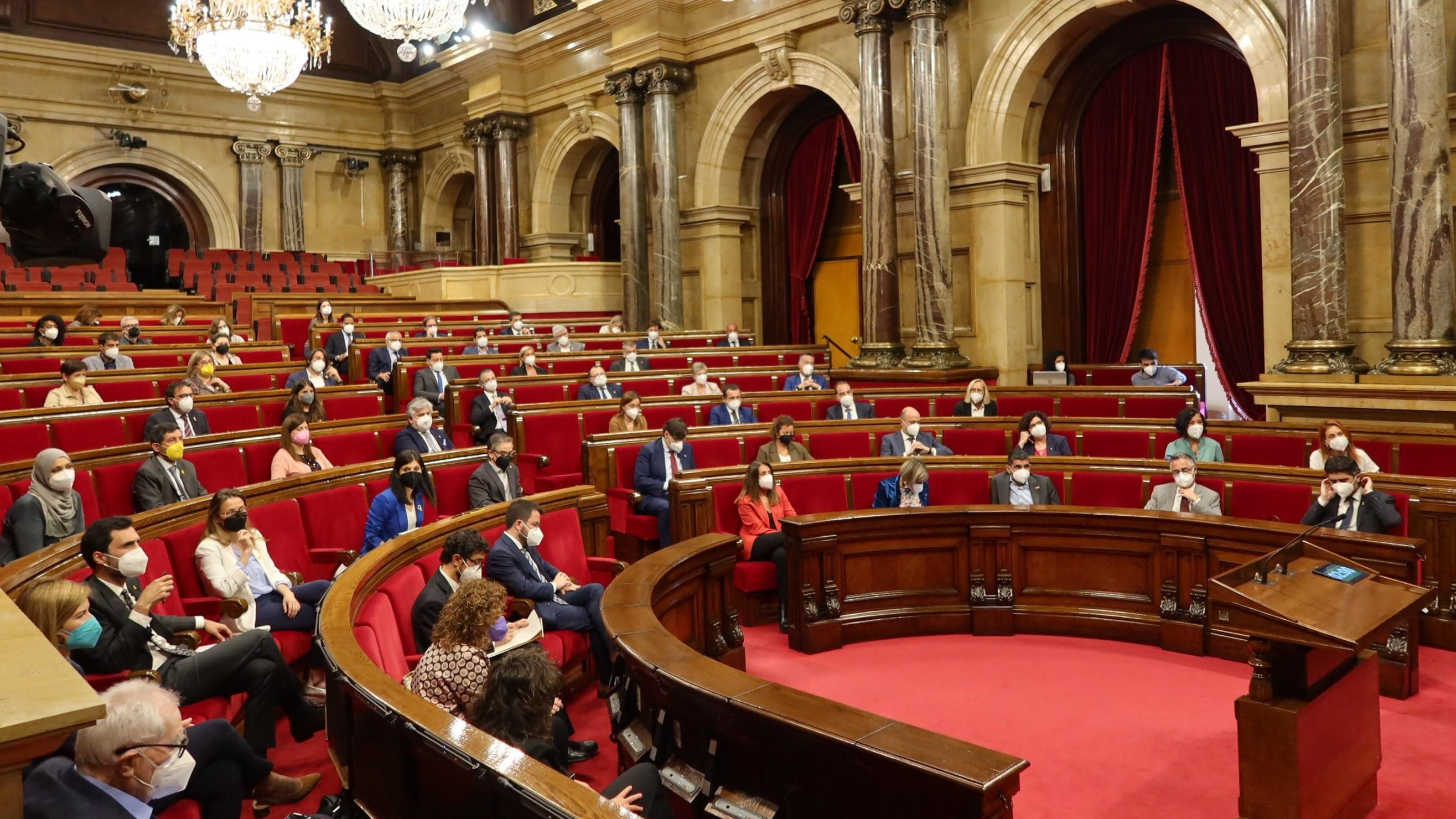 El pleno del Parlament de este jueves, que ha decidido a los nuevos senadores autonómicos catalanes / PARLAMENT