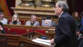 El presidente de la Generalitat Quim Torra en el Parlament / CG