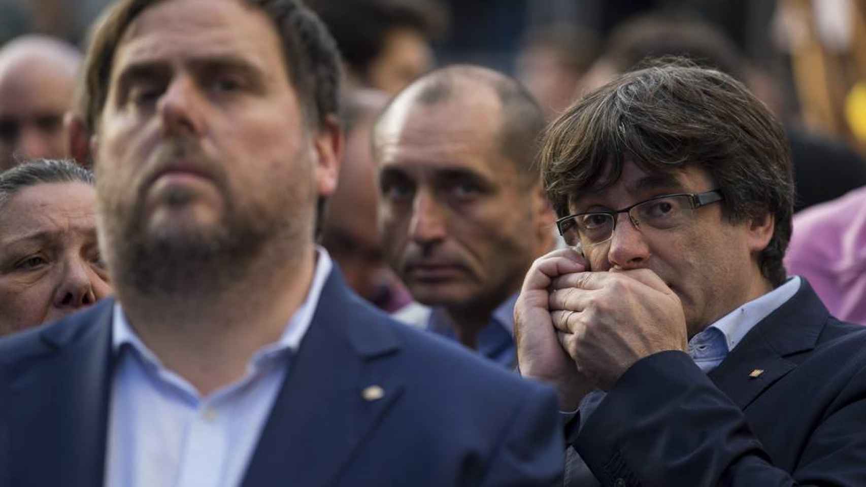 Oriol Junqueras y Carles Puigdemont en una imagen de archivo / EFE