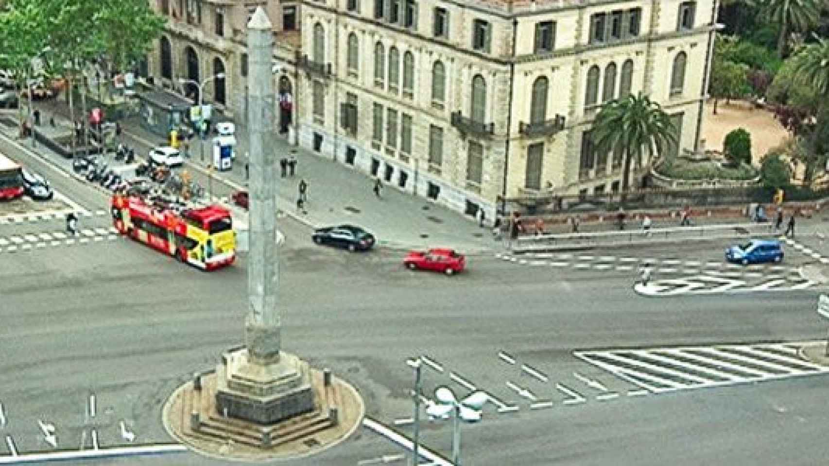 La plaza de Joan Carles I de Barcelona