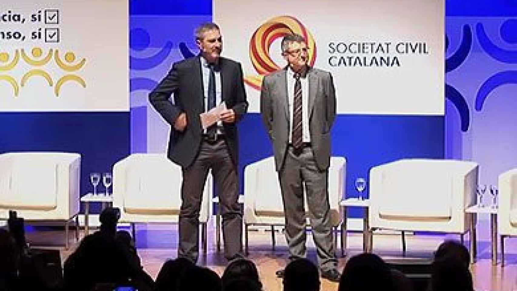 Conmemoración de la Constitución en un acto de Societat Civil Catalana
