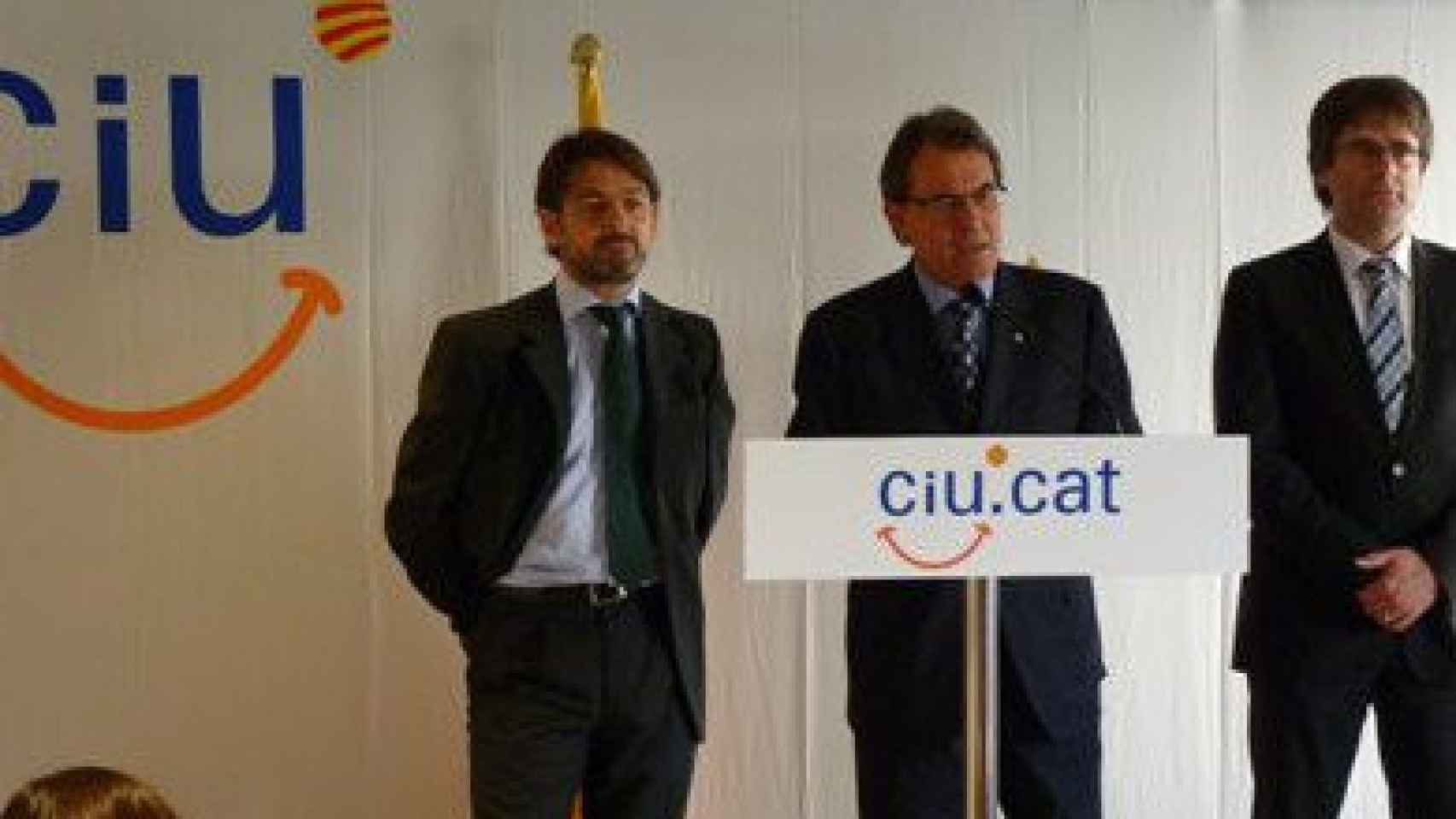 Oriol Pujol y Artur Mas, en una imagen de 2011