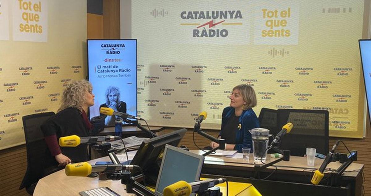 Alba Vergés, consejera de Salud del Govern, habla del coronavirus en Catalunya Ràdio / GOVERN