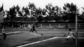Fotograma del Espanyol-Duncan de 1911, el partido de fútbol en España más antiguo que se conserva en película