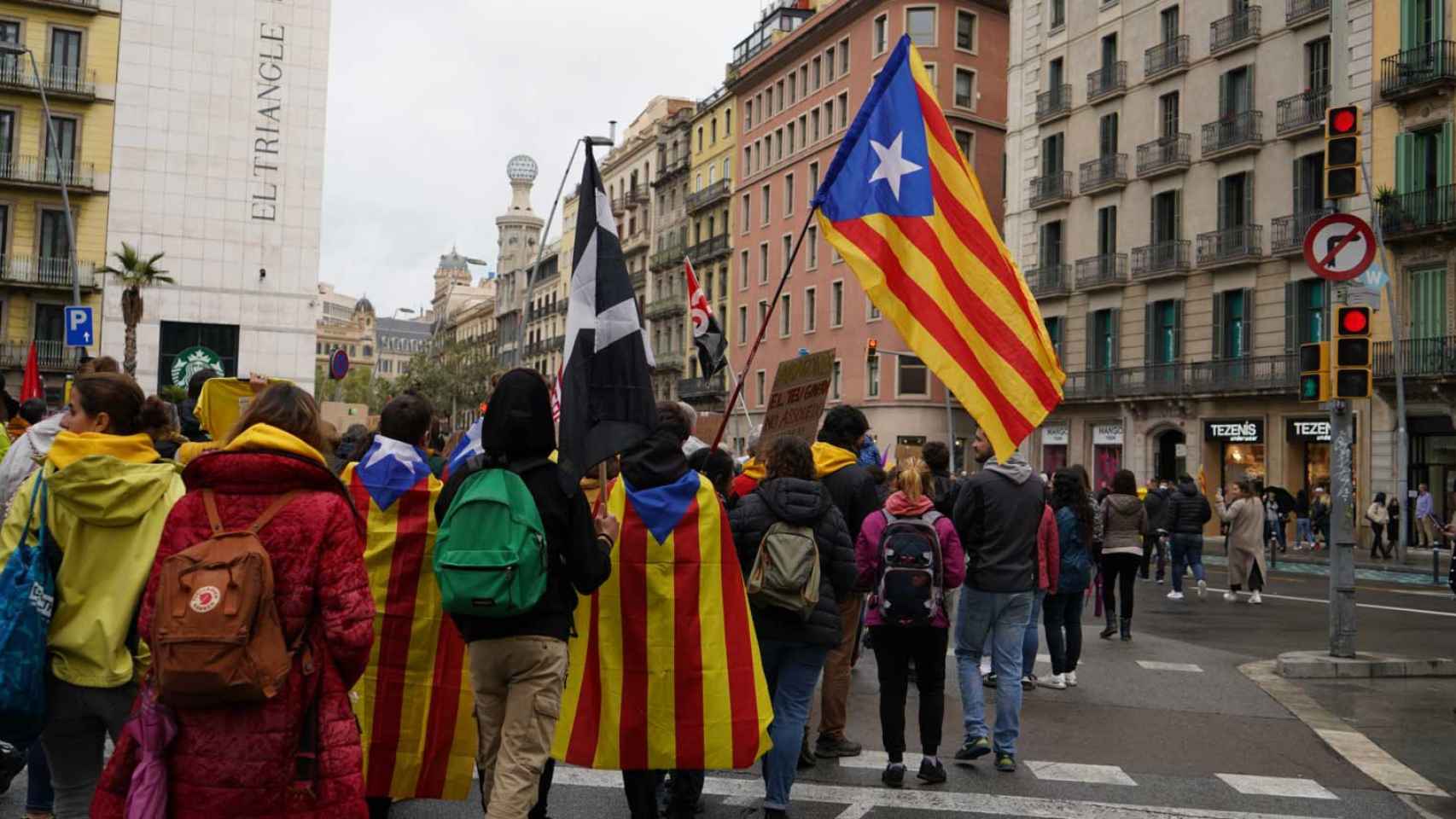 Manifestación de profesores en Cataluña este 30 de marzo de 2022 / LUIS MIGUEL AÑÓN (CG)