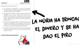Una imagen que ironiza sobre el robo de 'la Núria' en el CDR de Vilafranca / TWITTER