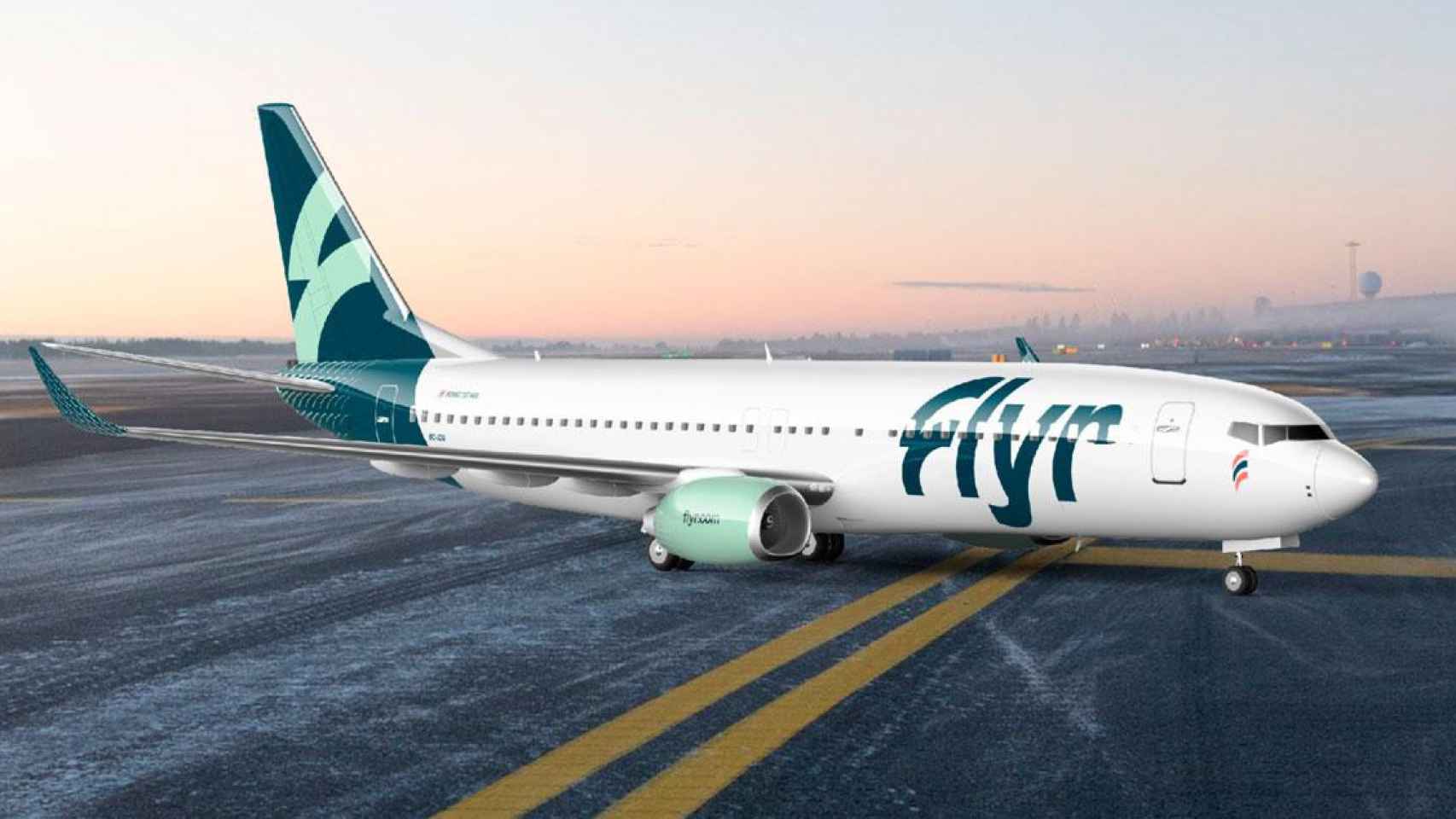 Librea de Flyr, la nueva aerolínea de bajo coste nacida en Noruega durante la pandemia / CG