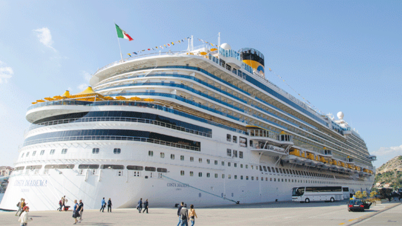 El buque Costa Diadema, donde se ha presentado el acuerdo entre Vueling y Costa / CG