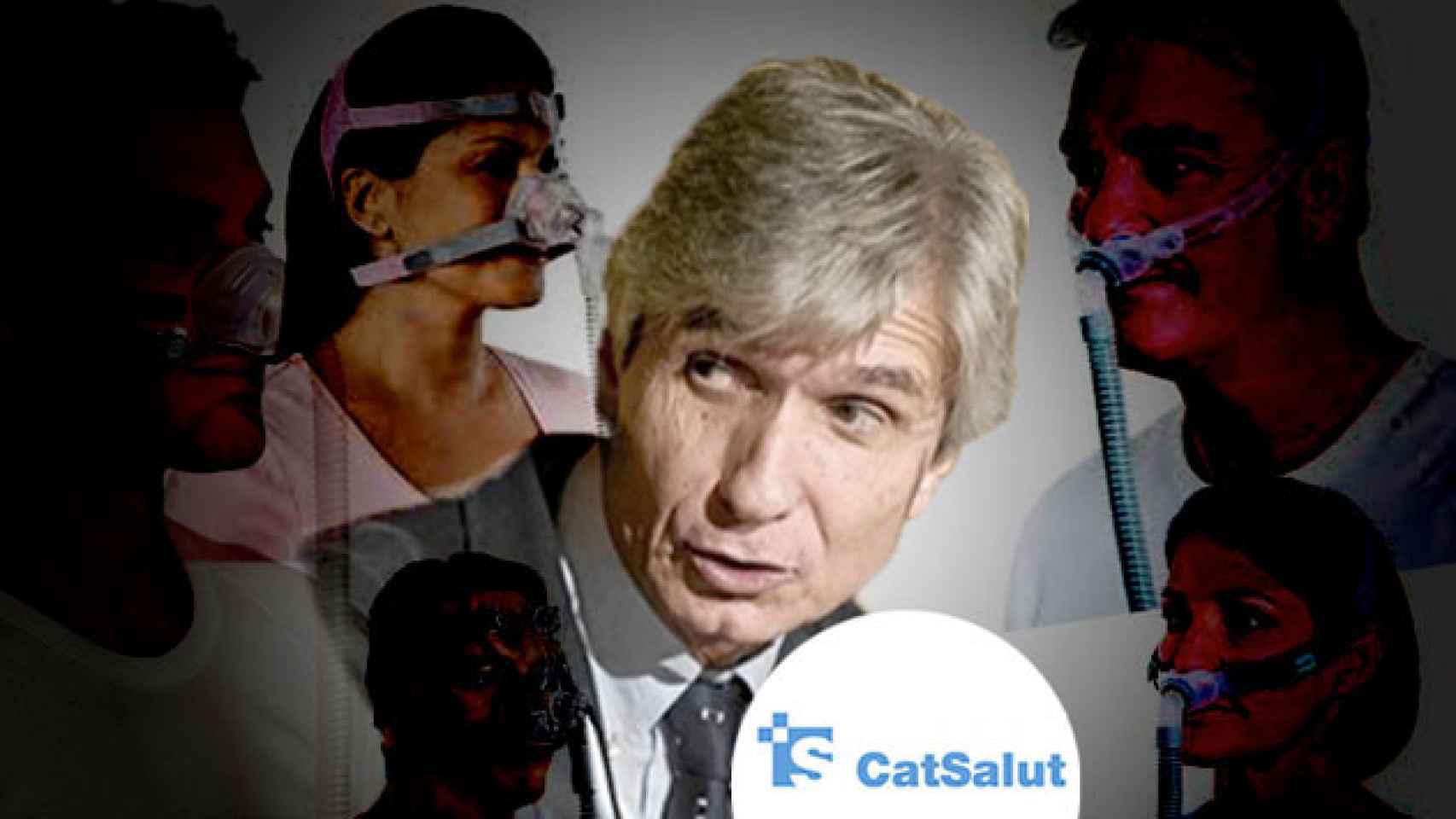 Josep Maria Argimon, subdirector del CatSalut y la persona llamada a resolver la polémica concesión del servicio de terápias respiratorias domiciliarias. / FOTOMONTAJE CG