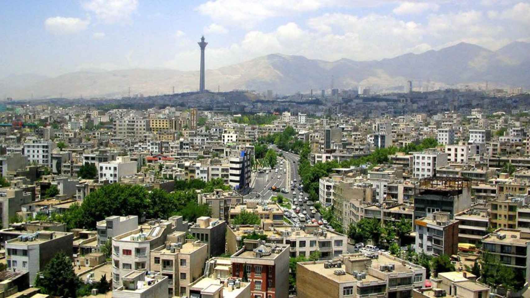 Vista de Teherán, capital de Irán