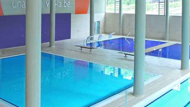 Piscinas del gimnasio Holmes Place de Les Corts, en Barcelona / HOLMES PLACE