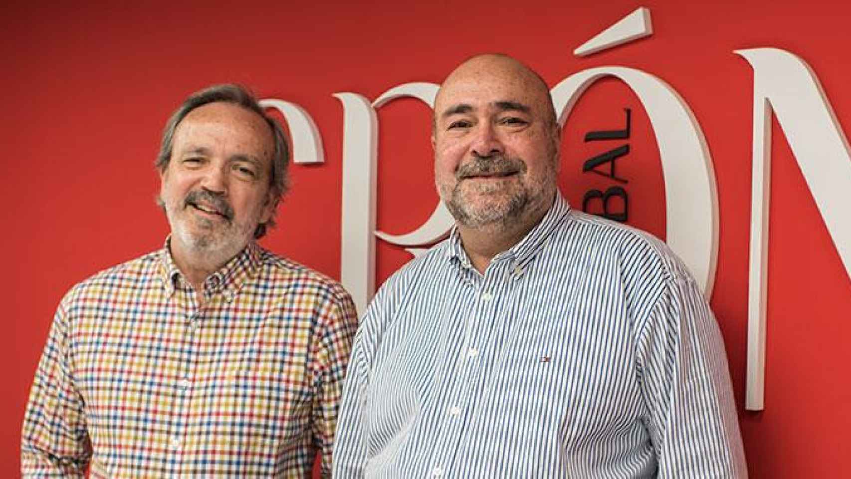 Joaquín Romero, nuevo director de 'Crónica Global', y Xavier Salvador / CG