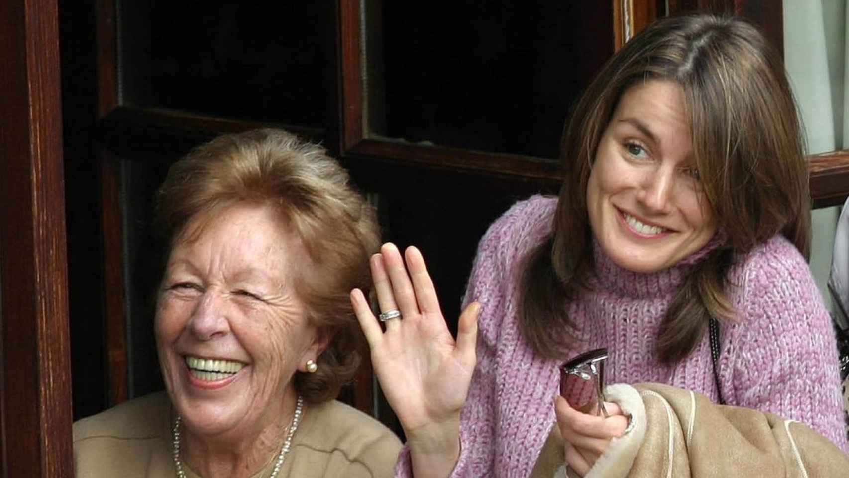 La Reina Letizia junto a su abuela Menchu Álvarez del Valle / EP