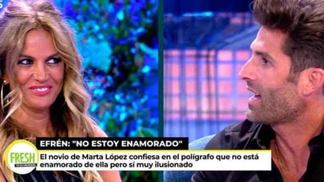 Marta López y Efrén Reyero / MEDIASET