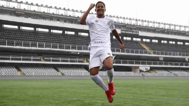 Angelo Borges celebrando un gol /REDES