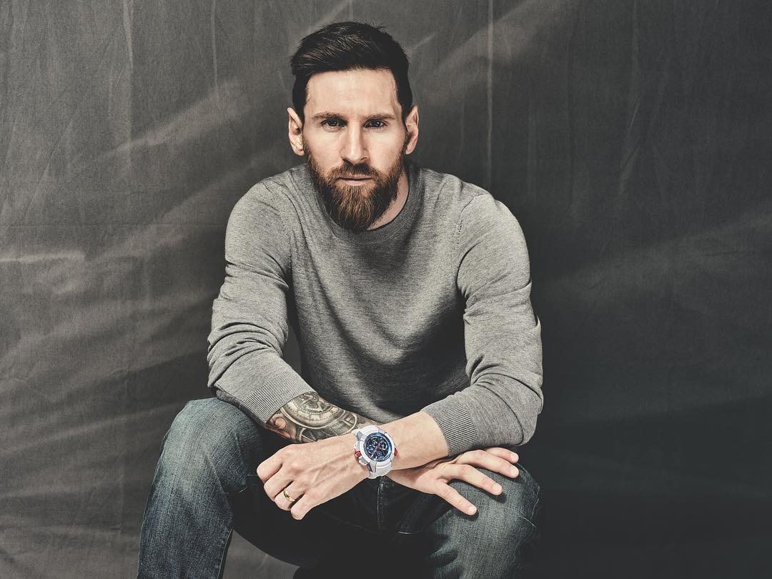 Messi promociona su nueva marca de relojes / INSTAGRAM