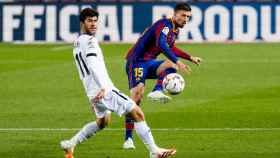 Lenglet jugando contra el Getafe / FC Barcelona