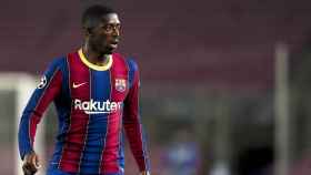Ousmane Dembelé, en un partido con el Barça | EFE