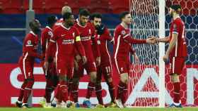 Los jugadores del Liverpool celebran un gol / EFE