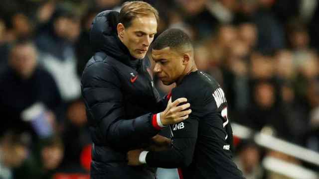 Thomas Tuchel y Kylian Mbappé / EFE