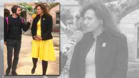 El vestido amarillo de la diputada de JxCat Laura Borràs en la primera sesión de investidura de Quim Torra / CG