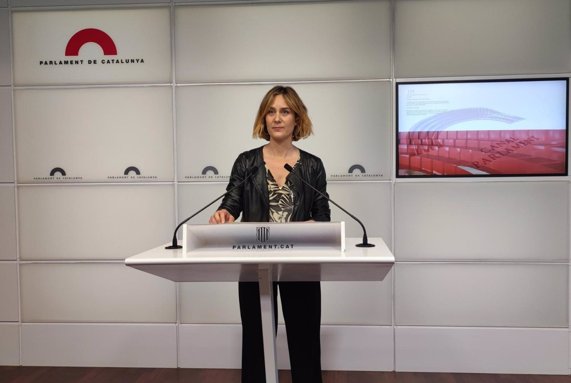 La líder de los comuns en el Parlament, Jéssica Albiach / EUROPA PRESS