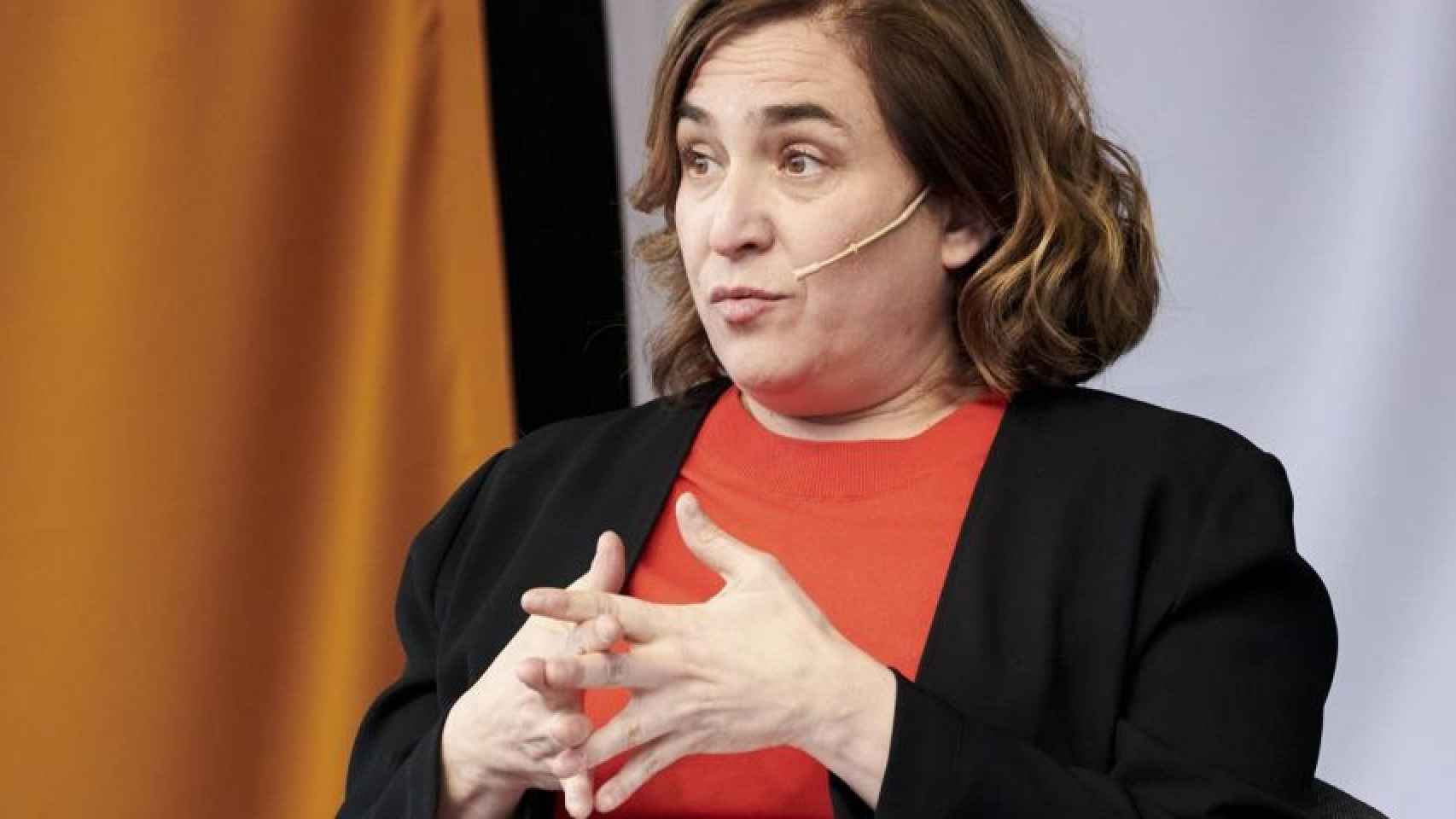La alcaldesa Ada Colau, criticada por Plataforma per la Llengua