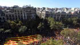 Masiva asistencia a la manifestación convocada por SCC a favor de la unidad de España / EFE