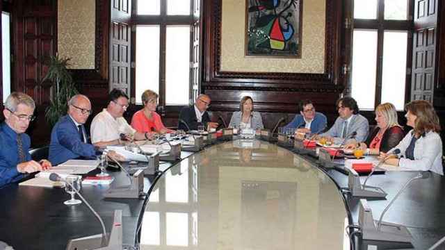 Reunión de la Mesa del Parlament presidida por Carme Forcadell / CG