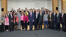 El Rey, junto a eurodiputados españoles