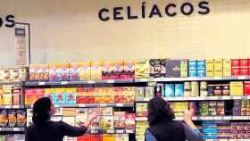 Productos para celíacos en un supermercado