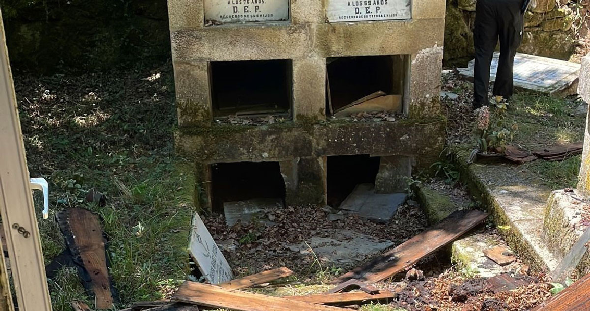 Varias tumbas profanadas en un cementerio de Lugo / EUROPA PRESS