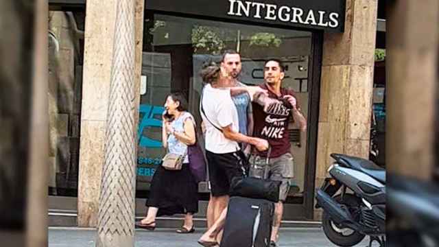 Imagen de la presunta agresión homófoba en Barcelona / CG