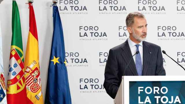 El rey Felipe VI durante el Foro La Toja este fin de semana / CASA REAL