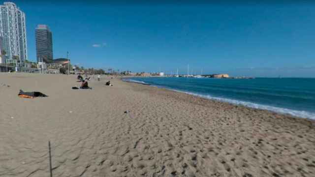 Playa del Somorrostro de Barcelona / GOOGLE STREET VIEW