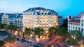 Fachada del Hotel Majestic, situado en el paseo de Gracia de Barcelona / Cedida