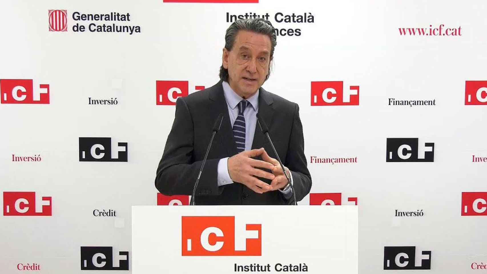 Víctor Guardiola, consejero delegado del ICF, en una comparecencia anterior / ICF