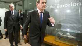 Sixte Cambra, presidente del Puerto de Barcelona, este jueves tras el registro de su despacho / EFE