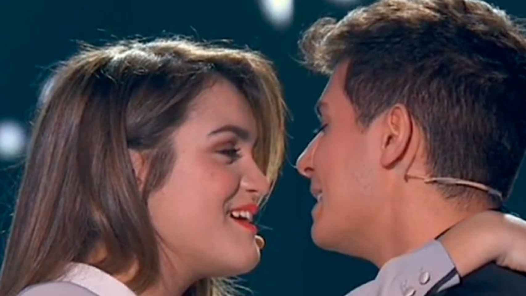 Amaia y Alfred cantan 'Tu canción' en la gala de Eurovisión de 'Operación Triunfo' / CG