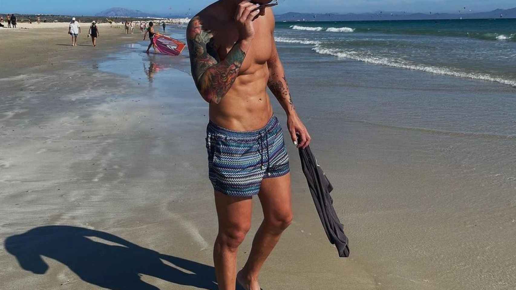 Diego Matamoros en la playa / INSTAGRAM