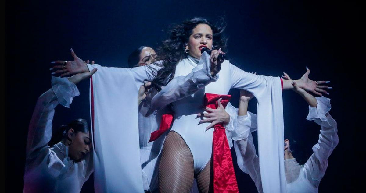 Imagen de Rosalía en concierto /EUROPA PRESS